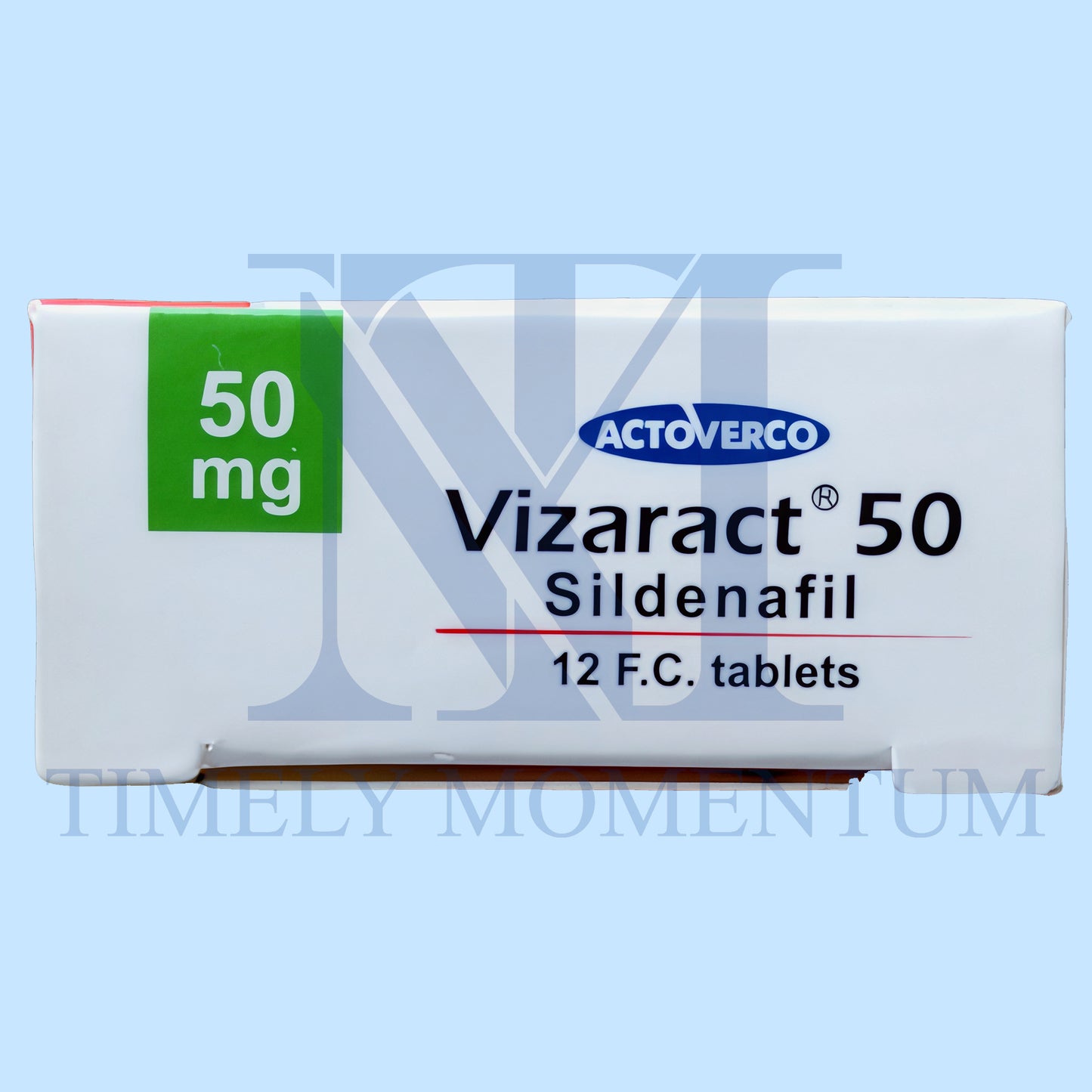 Vizaract 50mg - Imported Pharma-Grade Silden@fil 50mg (12 Tabs)