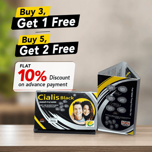 Ci@lis Black 20mg - 6 Tablets in a pack