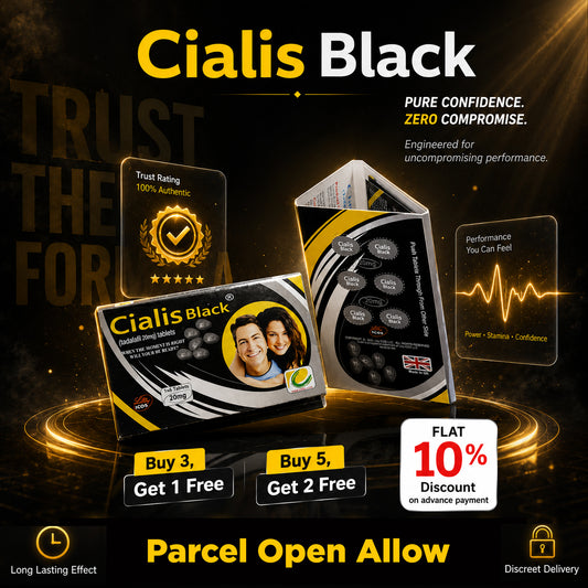 Ci@lis Black 20mg - 6 Tablets in a pack