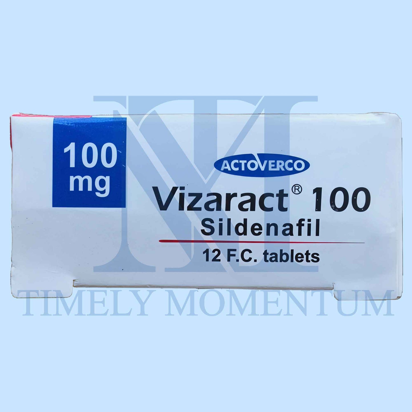 Vizaract 100mg - Imported pharma-Grade Silden@fil 100mg (12 Tabs)